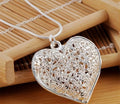 Filigree Heart pendant on your choice of chain and length
